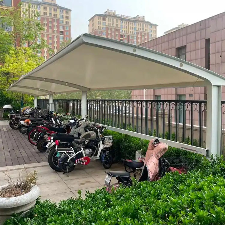 庐山市膜结构电动车棚